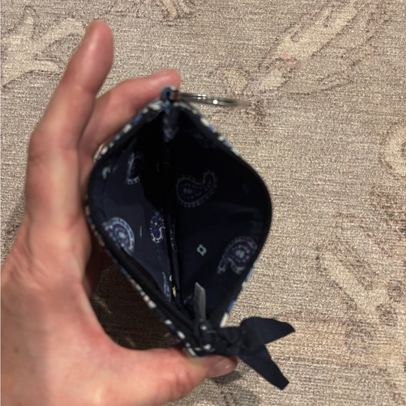 Vera Bradley Blue and White Patterned Wallet - Picture 3 of 3